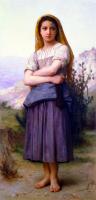 Bouguereau, William-Adolphe - The Knitter
